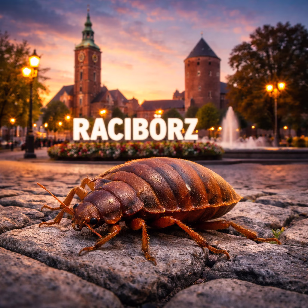 pluskwy Racibórz – wizualizacja owada w przestrzeni miejskiej